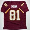 imageFacsimile Autographed Art Monk Washington Red Reprint Laser Auto Football Jersey Size Mens XL