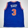 imageFacsimile Autographed Josh Hart New York Blue Reprint Laser Auto Basketball Jersey Size Mens XL