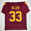 imageFacsimile Autographed Marcus Allen USC Maroon Reprint Laser Auto College Football Jersey Size Mens XL