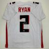 imageFacsimile Autographed Matt Ryan Atlanta White Reprint Laser Auto Football Jersey Size Mens XL