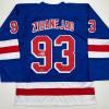 imageFacsimile Autographed Mika Zibanejad New York Blue Reprint Laser Auto Hockey Jersey Size Mens XL