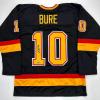 imageFacsimile Autographed Pavel Bure Vancouver Black Reprint Laser Auto Hockey Jersey Size Mens XL