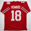 imageFacsimile Autographed Will Howard Ohio State Red Reprint Laser Auto College Football Jersey Size Mens XL