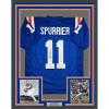 imageFramed AutographedSigned Steve Spurrier 35x39 Florida Blue College Football Jersey JSA COA