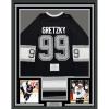 imageFramed AutographedSigned Wayne Gretzky 35x39 Los Angeles Kings Black Mitchell amp Ness Vintage Hockey Jersey Fanatics COA