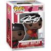 imageJimmy Butler 202 2024 City Edition Uniform Facsimile Signed Reprint Laser Autographed Funko POP Basketball NBA Miami Heat Figurine with Protector Case