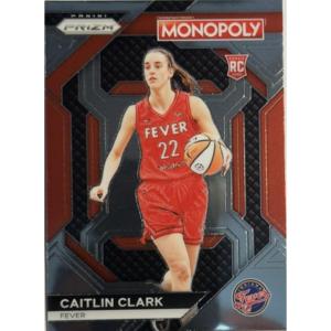 image2024 Panini Prizm WNBA Monopoly Caitlin Clark WNBA27 Indiana Fever Rookie RC Basketball Card