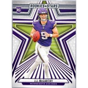 image2024 Panini Rookies amp Stars JJ McCarthy 135 Minnesota Vikings Rookie RC Football Card