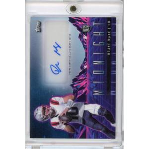 image2024 Topps Midnight Drake Maye RHSDM Horizon Auto Rookie RC Football Card