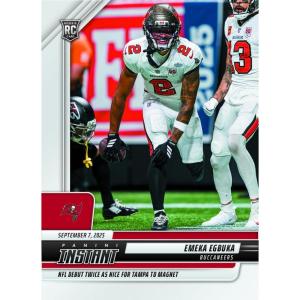 image2025 Panini Instant Emeka Egbuka 53 NFL Debut Twice As Nice for Tampa TD Magnet Tampa Bay Buccaneers Rookie RC Football Card