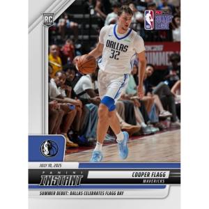 image2025 Panini Instant NBA Cooper Flagg 10 Summer League Debut Dallas Mavericks Rookie RC Basketball Card
