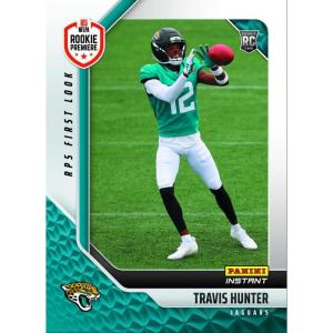 image2025 Panini Instant NFL RPS First Look Travis Hunter 35 Jacksonville Jaguars Rookie RC Football Card