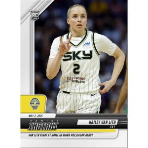 image2025 Panini Instant WNBA Hailey Van Lith 4 Preseason Debut Chicago Sky Rookie RC Basketball Card