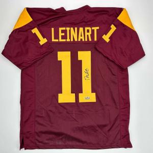 imageFacsimile Autographed Matt Leinart USC Maroon Reprint Laser Auto College Football Jersey Size Mens XL