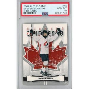 imageGraded 2007 In The Game Steven Stamkos 16 O Canada Rookie RC Hockey Card PSA 10 Gem Mint