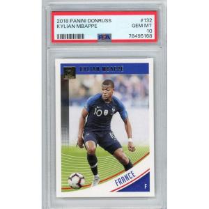 imageGraded 2018 Panini Donruss Kylian Mbappe 132 Soccer Card PSA 10 Gem Mint