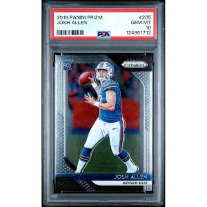 imageGraded 2018 Panini Prizm Josh Allen 205 Rookie RC Football Card PSA 10 Gem Mint