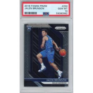 imageGraded 201819 Panini Prizm Jalen Brunson 250 Rookie RC Basketball Card PSA 10 Gem Mint