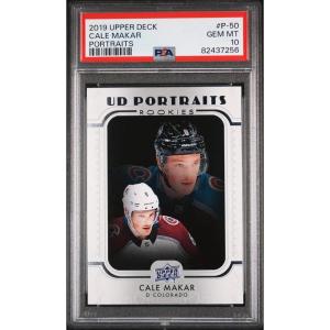 imageGraded 2019 Upper Deck Cale Makar P50 Portraits Rookie RC Hockey Card PSA 10 Gem Mint