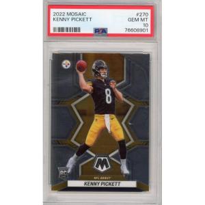 imageGraded 2022 Panini Mosaic Kenny Pickett 270 Rookie RC Football Card PSA 10 Gem Mint