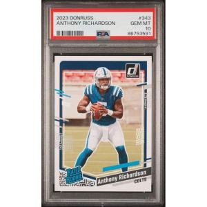 imageGraded 2023 Panini Donruss Anthony Richardson 343 Rookie RC Football Card PSA 10 Gem Mint