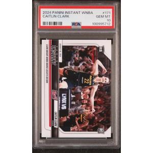 imageGraded 2024 Panini Instant WNBA Caitlin Clark 171 Rookie RC Basketball Card PSA 10 Gem Mint