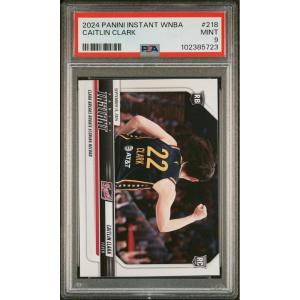 imageGraded 2024 Panini Instant WNBA Caitlin Clark 218 Rookie RC Basketball Card PSA 9 Mint