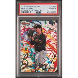 imageGraded 2024 Topps Bowmans Best Paul Skenes BS2 Bowman Showpieces Rookie RC Baseball Card PSA 10 Gem Mint