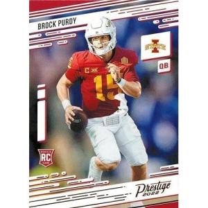imageHall of Fame Sports Memorabilia  2022 Panini Chronicles Draft Picks Prestige Brock Purdy 25 Rookie RC Football Card