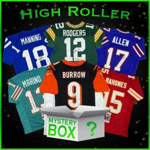 imageHigh Roller AutographedSigned Football Jersey Mystery Box with PSA JSA or Beckett COA
