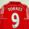imageAutographedSigned Fernando Torres Liverpool Red Soccer Jersey Beckett BAS COA