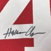 imageAutographedSigned Hakeem Olajuwon Houston Red Basketball Jersey Beckett BAS COA