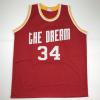 imageAutographedSigned Hakeem Olajuwon Houston Red Basketball Jersey Beckett BAS COA