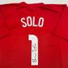 imageAutographedSigned Hope Solo Red Soccer Team USA World Cup Jersey JSA COA