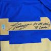 imageAutographedSigned Jim Everett 2x Passing TD Leader Los Angeles LA Blue Football Jersey Beckett BAS COA