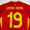 imageAutographedSigned Lamine Yamal Spain Red World Cup Soccer Futbol Jersey Beckett BAS COA