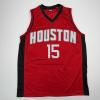 imageAutographedSigned Reed Sheppard Houston Red Basketball Jersey Beckett BAS COA