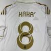 imageAutographedSigned Ricardo Kaka Real Madrid WhiteGold Retro Soccer Futbol Jersey Beckett BAS COA