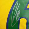 imageAutographedSigned Roberto Carlos Brazil Yellow Soccer Jersey Beckett BAS COA