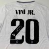 imageAutographedSigned Vini Vinicius Jr Real Madrid 202223 White Soccer Jersey Beckett BAS COA