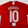 imageAutographedSigned Wayne Rooney Manchester United Red 2008 Champions League Final Soccer Jersey Beckett BAS COA