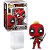 imageBlake Lively Ladypool 1404 Deadpool 3 Facsimile Signed Reprint Laser Autographed Funko POP Movies Marvel Universe Figurine with Protector Case