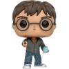 imageDaniel Radcliffe Harry Potter 32 with Prophecy Facsimile Signed Reprint Laser Autographed Funko POP Movies Figurine with Protector Case
