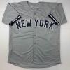 imageFacsimile Autographed Aaron Judge New York Grey Reprint Laser Auto Baseball Jersey Size Mens XL