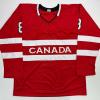imageFacsimile Autographed Cale Makar Canada Red 2025 4 Nations FaceOff Reprint Laser Auto Hockey Jersey Size Mens XL
