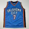 imageFacsimile Autographed Chet Holmgren Oklahoma City Blue Reprint Laser Auto Basketball Jersey Size Mens XL