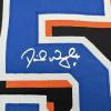 imageFacsimile Autographed David Wright New York Black Reprint Laser Auto Baseball Jersey Size Mens XL