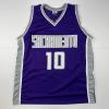 imageFacsimile Autographed Domantas Sabonis Sacramento Purple Reprint Laser Auto Basketball Jersey Size Mens XL