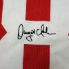 imageFacsimile Autographed Dwight Clark San Francisco Red Reprint Laser Auto Football Jersey Size Mens XL