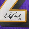 imageFacsimile Autographed Ed Reed Baltimore Purple Reprint Laser Auto Football Jersey Size Mens XL
